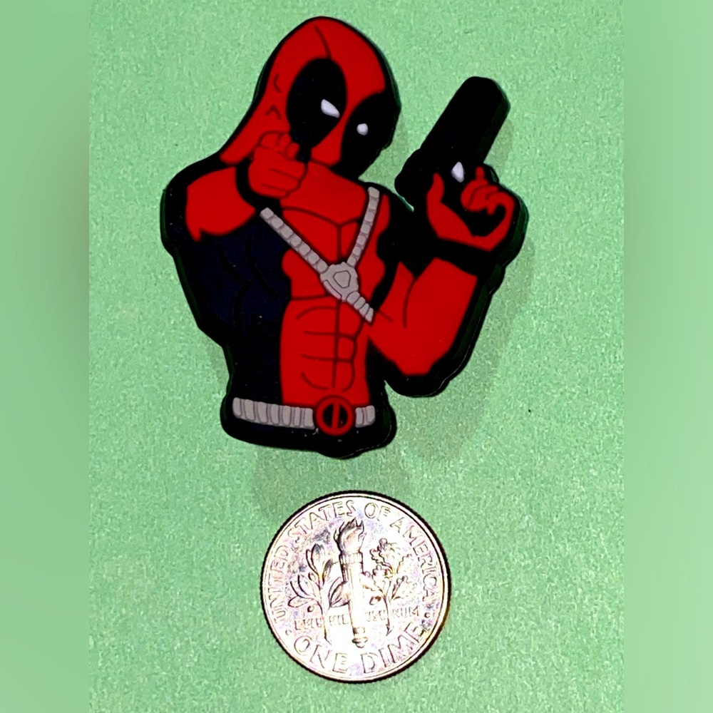 (10 for $15) DEADPOOL Croc Shoe Charms